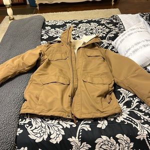 Columbia men’s S sherpa lined ski jacket